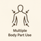 multiply body part usage