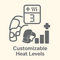 Customizable Heat Levels