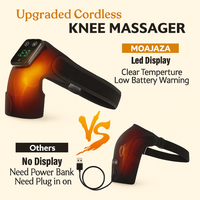 Thermal knee Massager 3 in 1 for shoulder, Elbow Heated Brace Wireless Support Brace Belt Knee Pad Blood Circulation