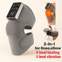 Thermal knee Massager 3 in 1 for shoulder, Elbow Heated Brace Wireless Support Brace Belt Knee Pad Blood Circulation